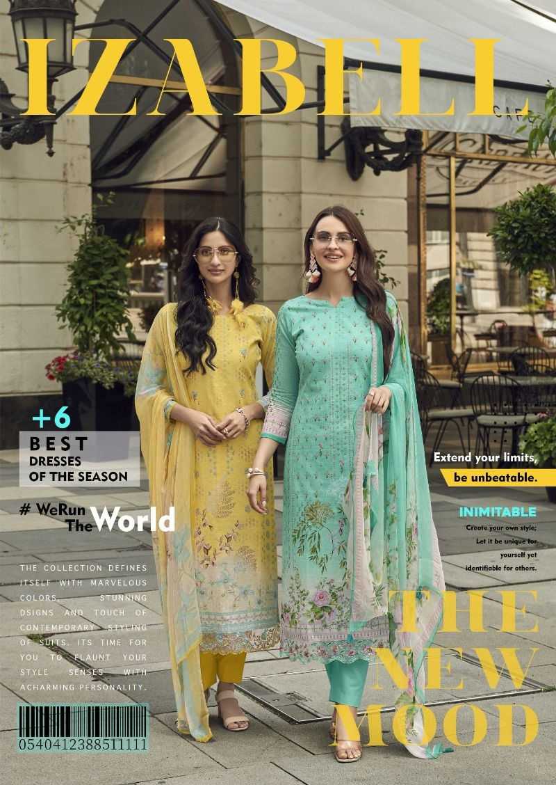 kesar karachi izabell line amazing work stylish look 3pcs dress