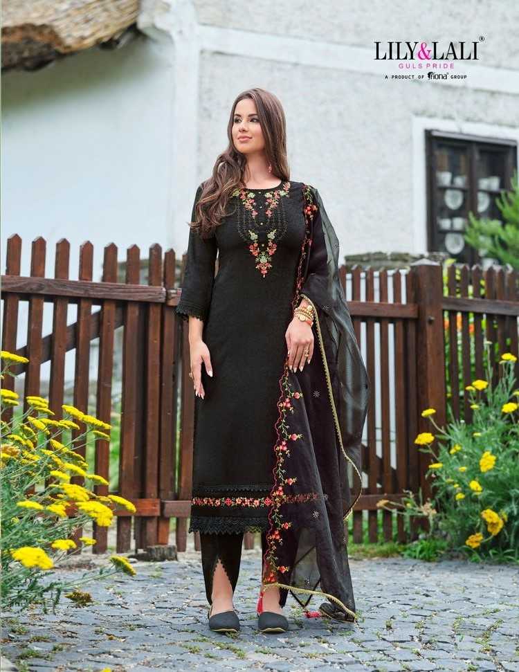 lily & lali miraan vol 2 embroidery handwork dhoti style readymade 3pcs dress