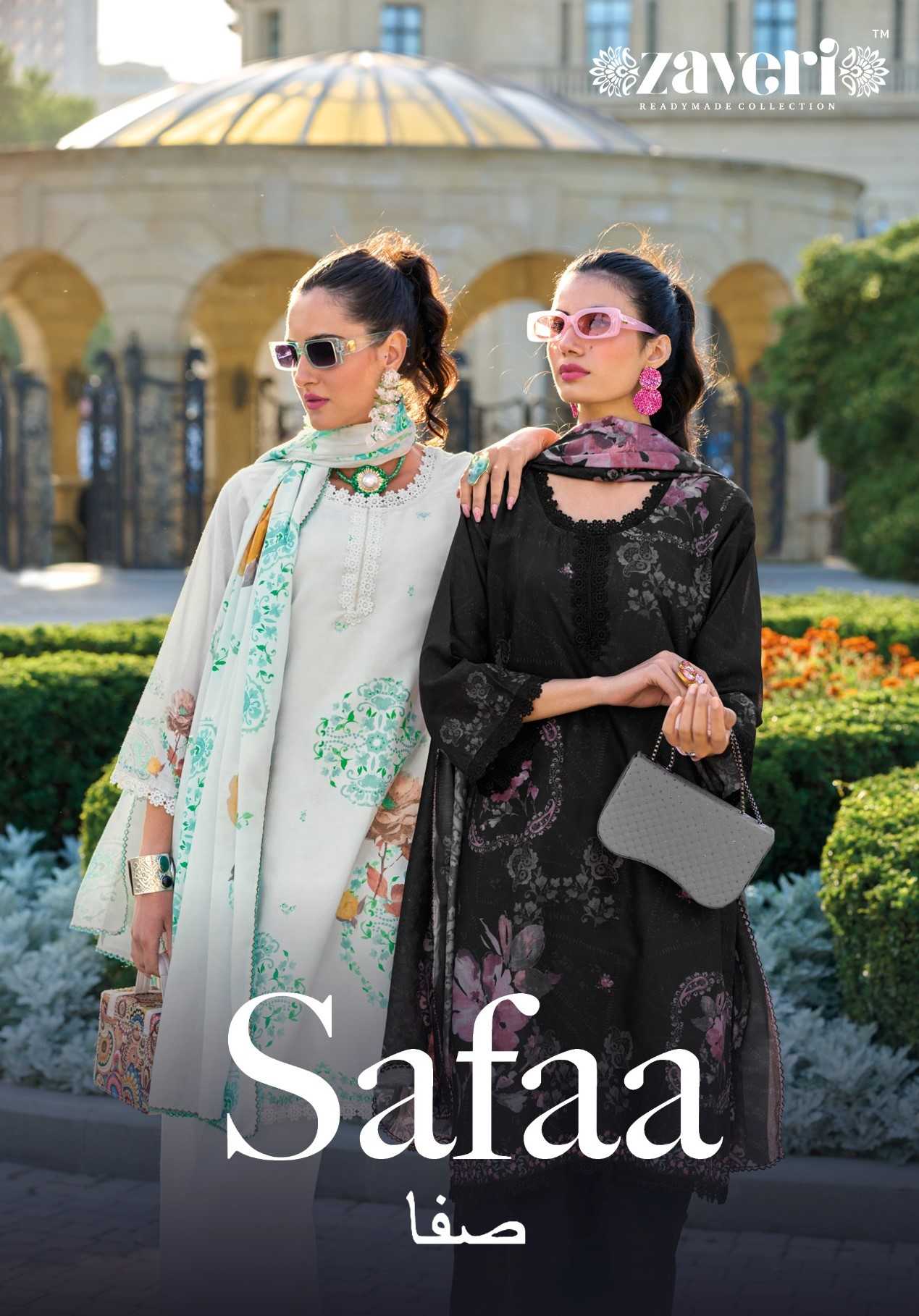 safaa by zaveri hit design digital print fully stitch original pakistani 3pcs dress 