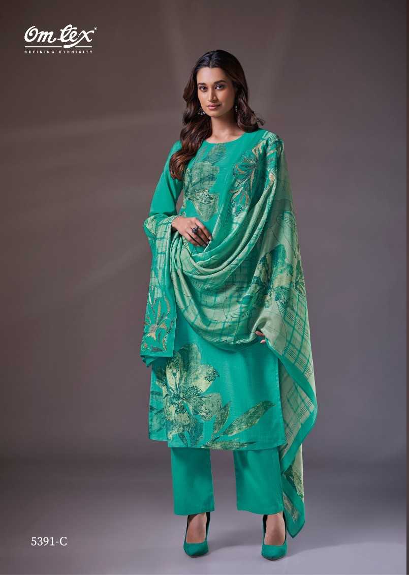 shiori by omtex muslin linen digital handwork pakistani exclusive 3pcs dress 