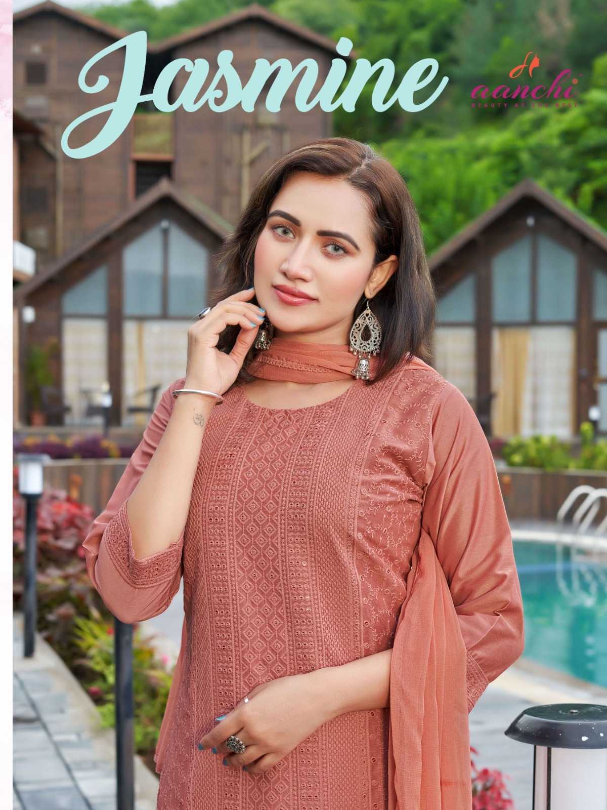 zoya by aanchi rayon embroidery work casual wear readymade ladies dress