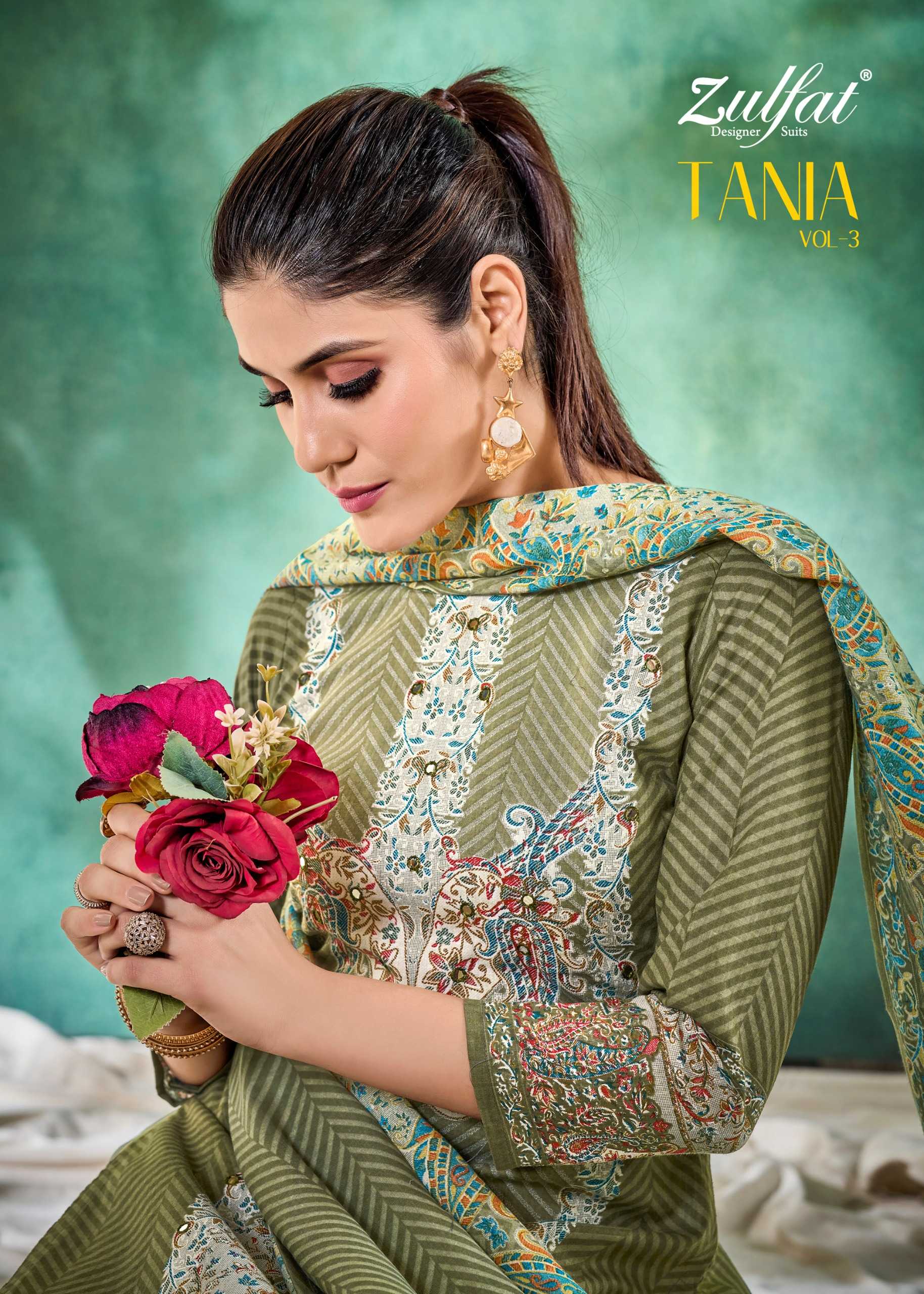 zulfat taniya vol 3 designer modern pakistani salwar kameez 