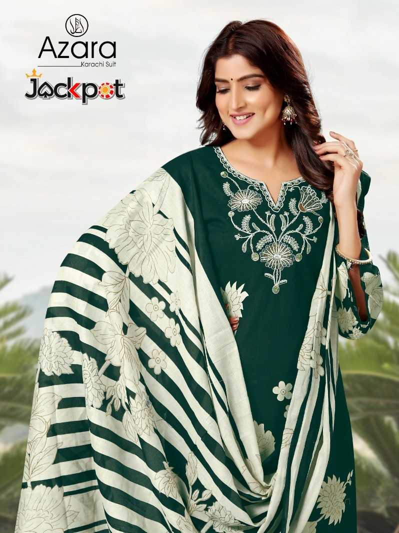 azara radhika fashion jackpot cotton designer print ladies suits