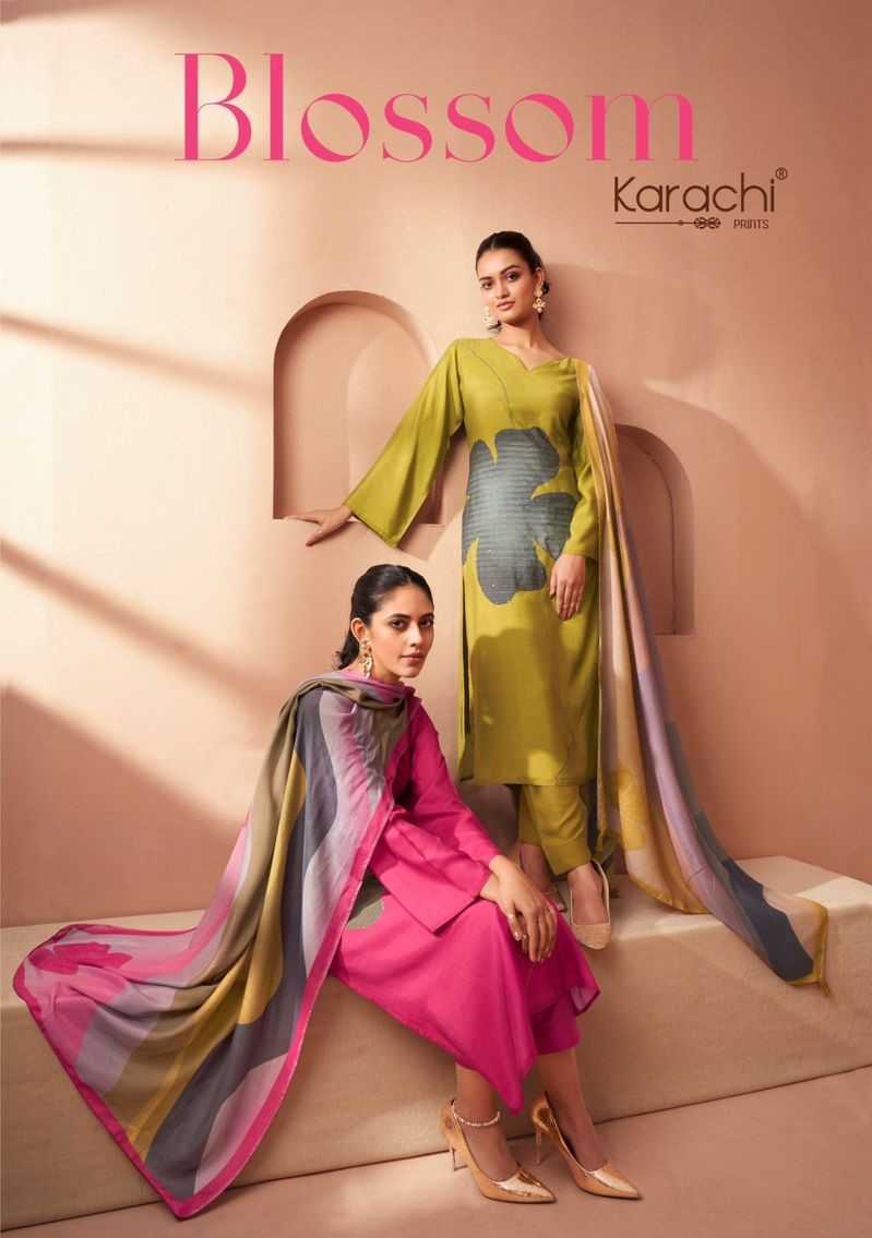 blossom by kesar karachi digital printed fancy suits online