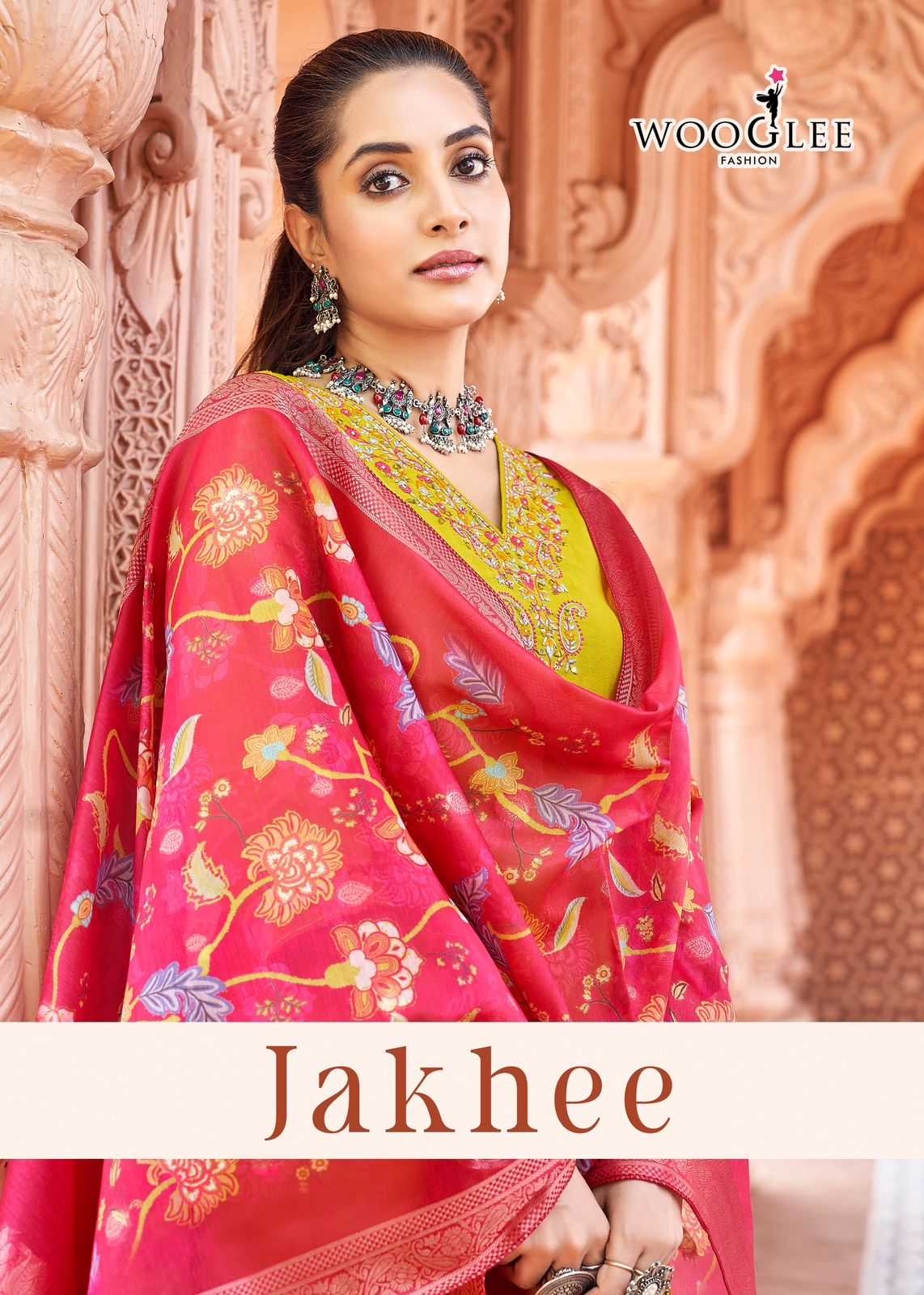 jakhee by wooglee viscose readymade straight cut stylish salwar suit 
