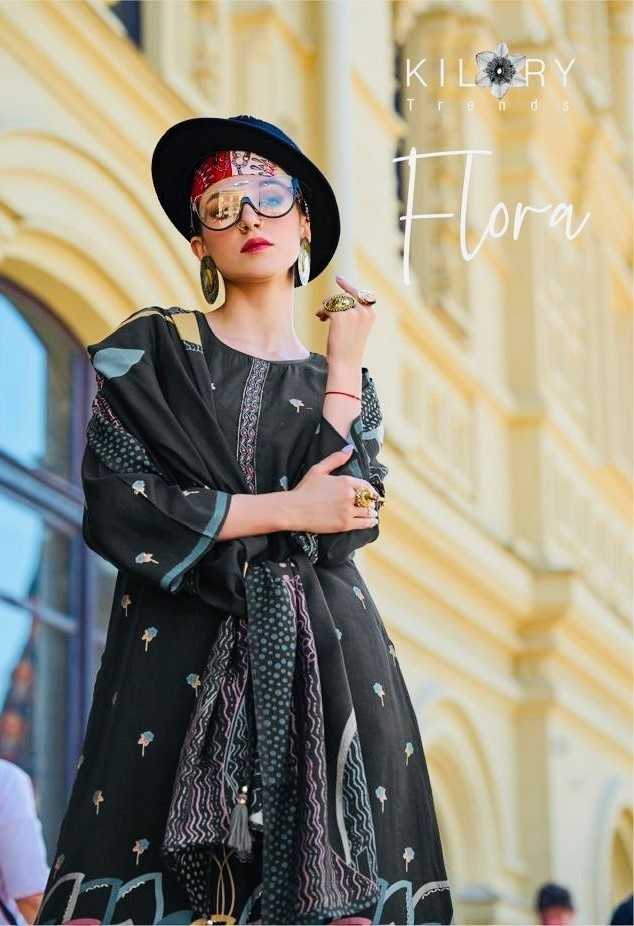 kilory trends flora muslin print unique designer unstitch salwar kameez 