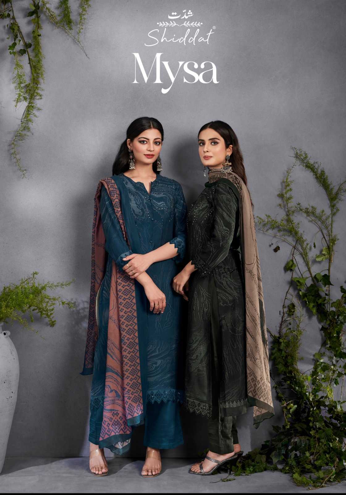 mysa by shiddat esta designs modal silk bollywood pakistani salwar suit 