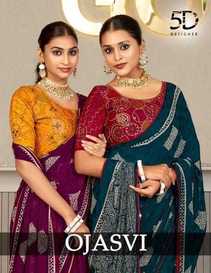 ojasvi by 5d designer marble jacquard designer saree for women