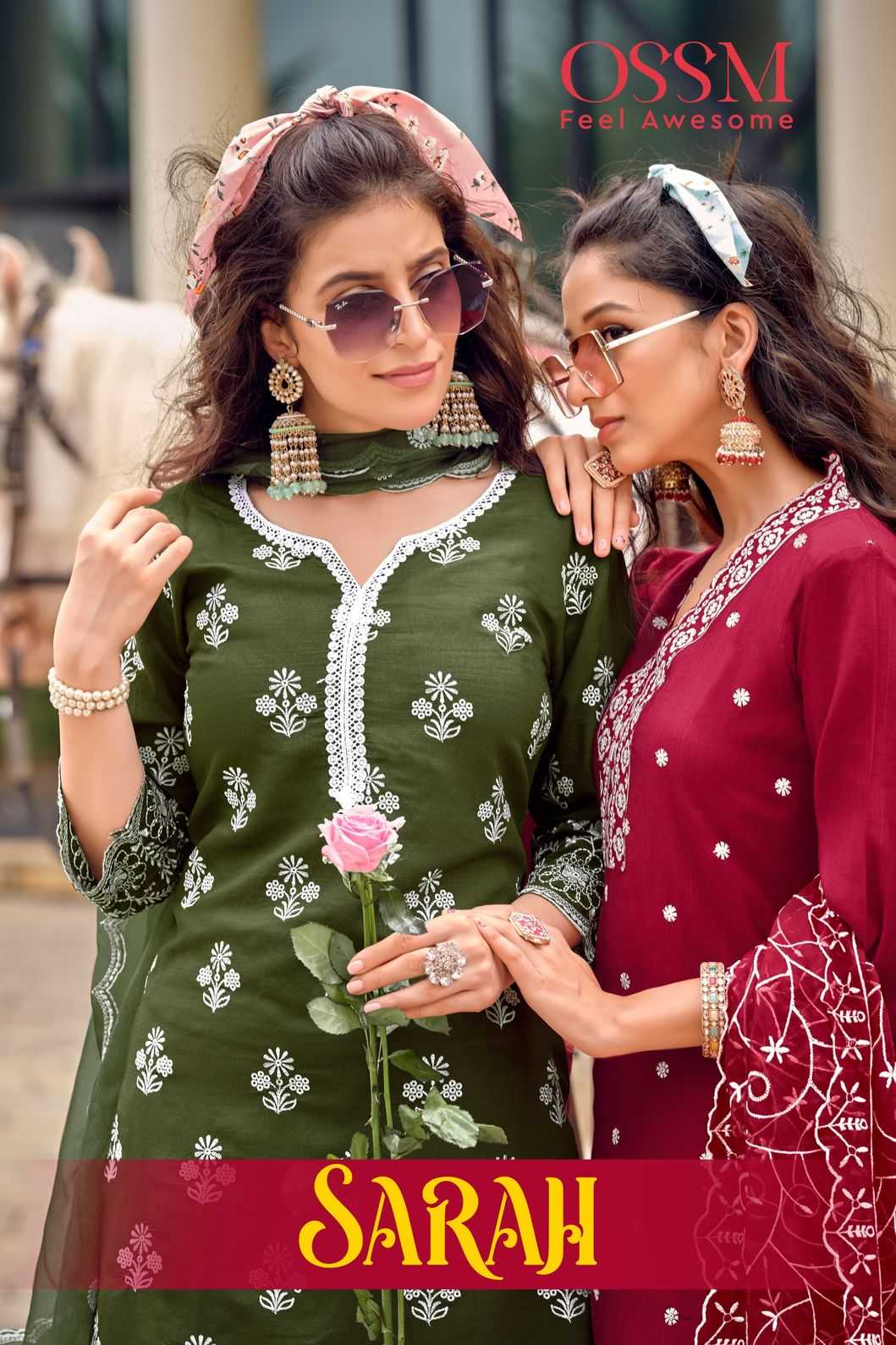 ossm sarah viscose readymade traditional wear salwar kameez 