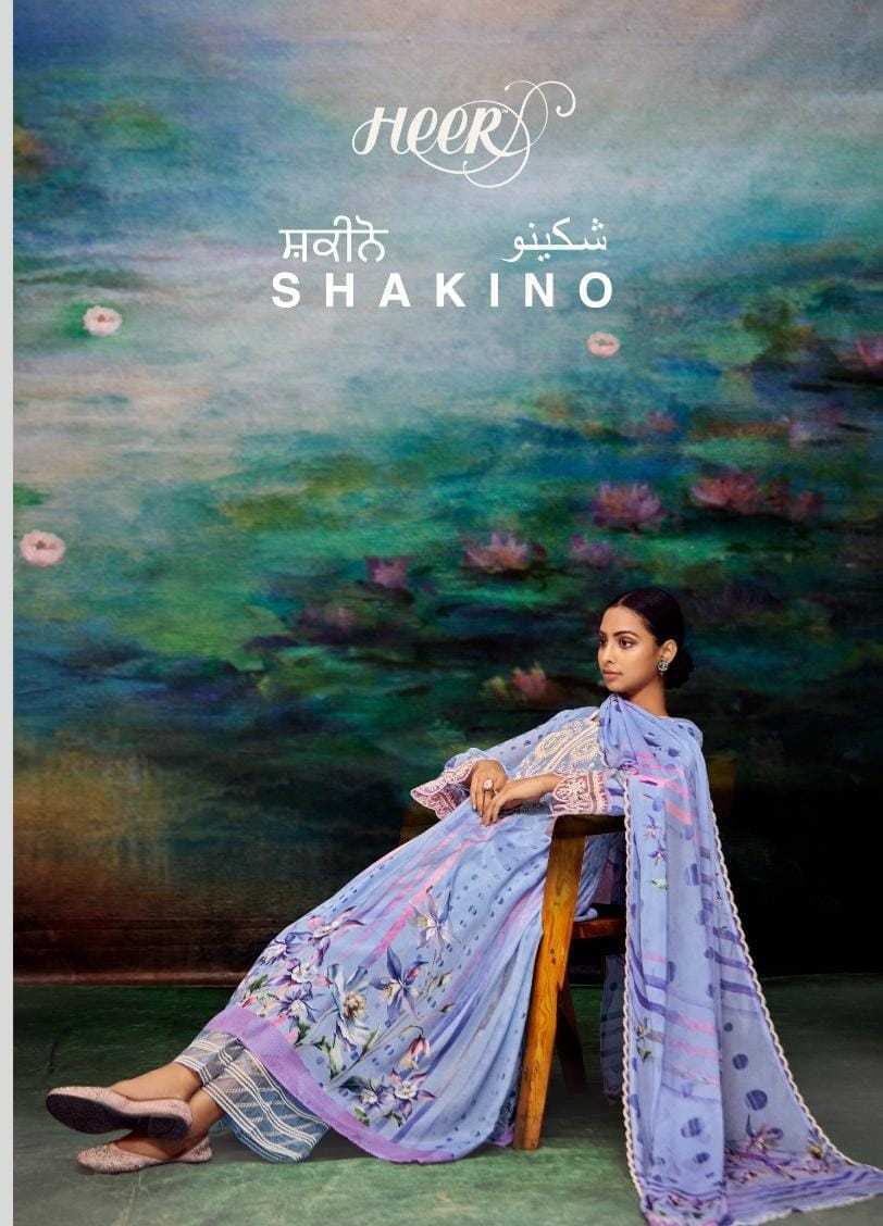 shakino vol 184 by heer kimora 9401-9406 occasion wear pakistani unstitch 3pcs dress