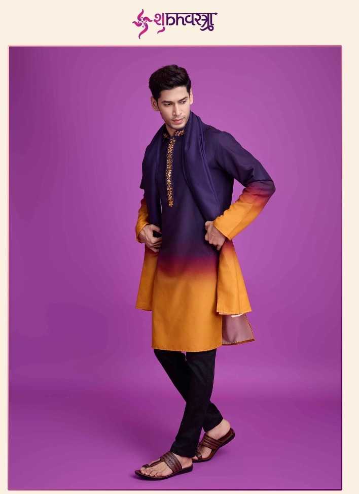 vastra vol 3 by shubhvastra festival wear readymade mens kurta with dupatta 