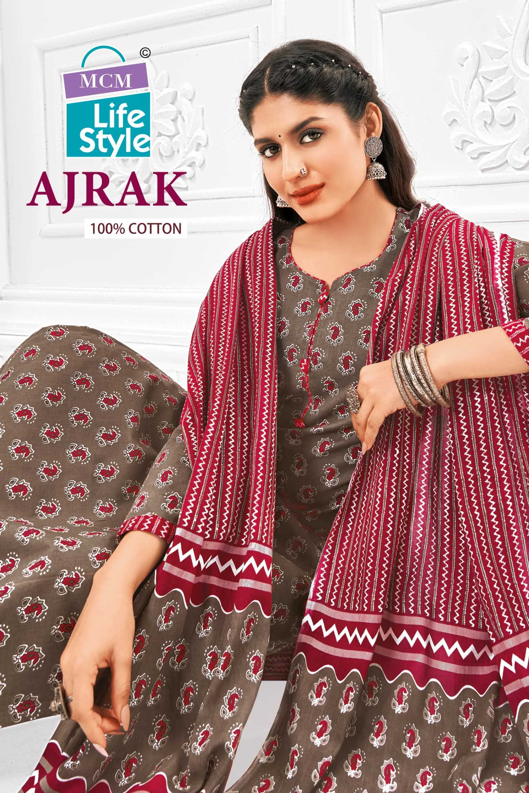 ajrak vol 1 by mcm lifestyle readymade casual big size salwar kameez 