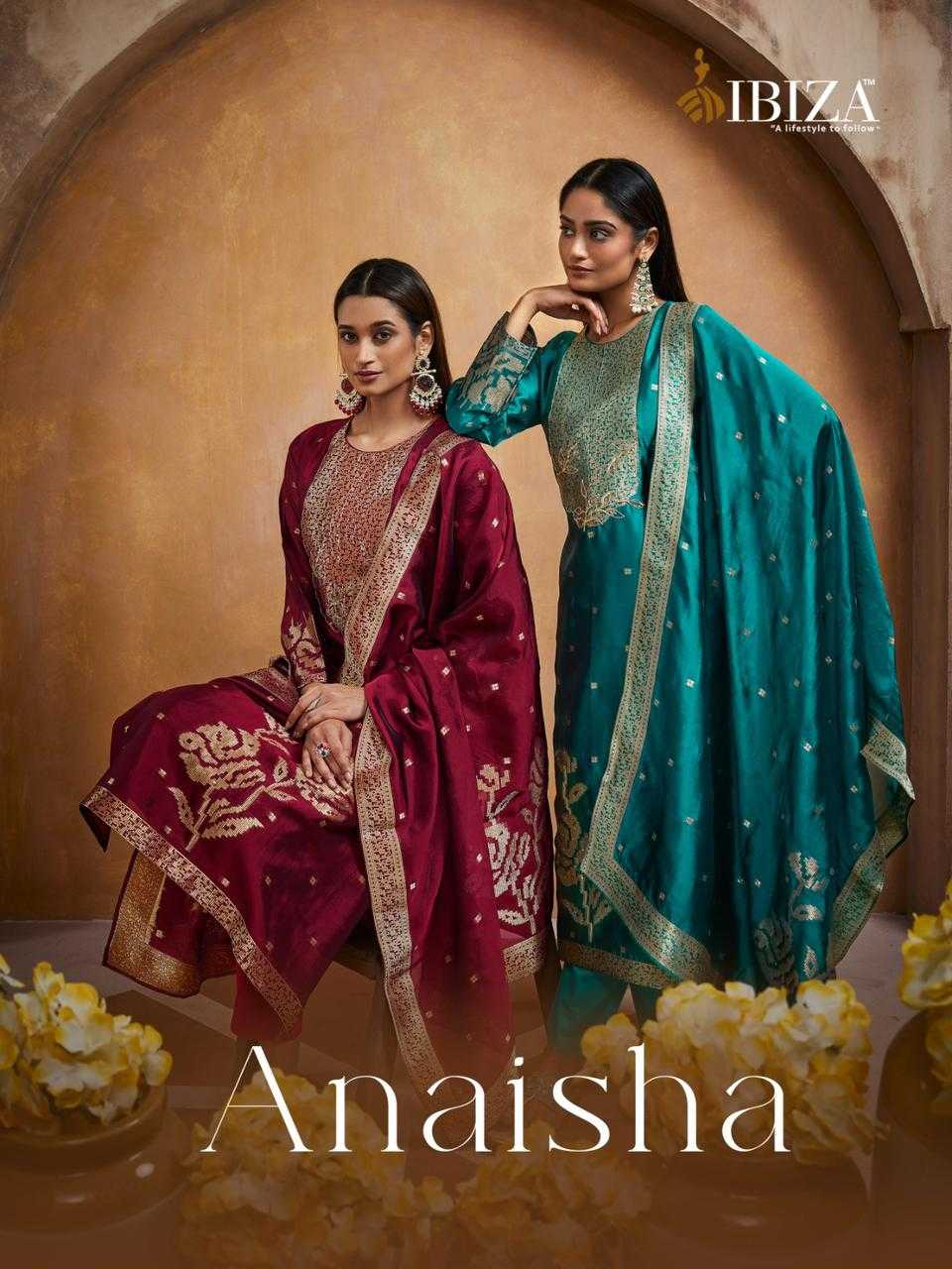 anaisha by ibiza banglory silk jacquard salwar suits online