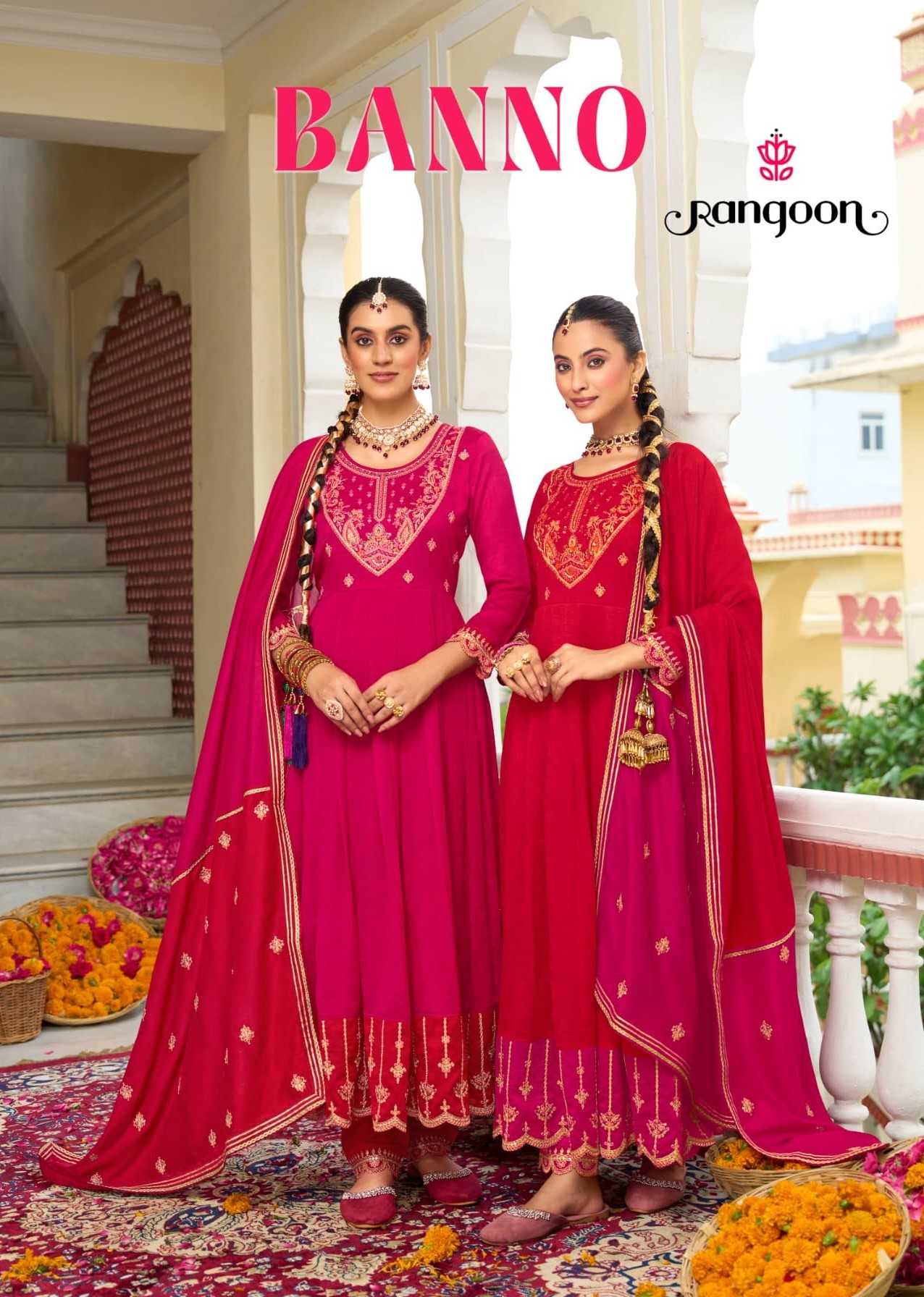 banno by rangoon silk readymade designer salwar suit supplier 