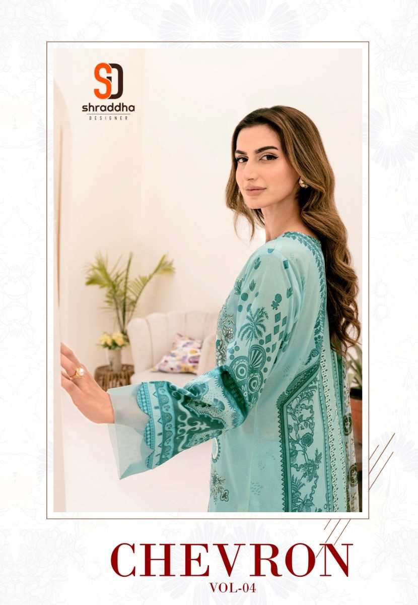 chevron vol 4 by shraddha designer pure cotton pakistani suits