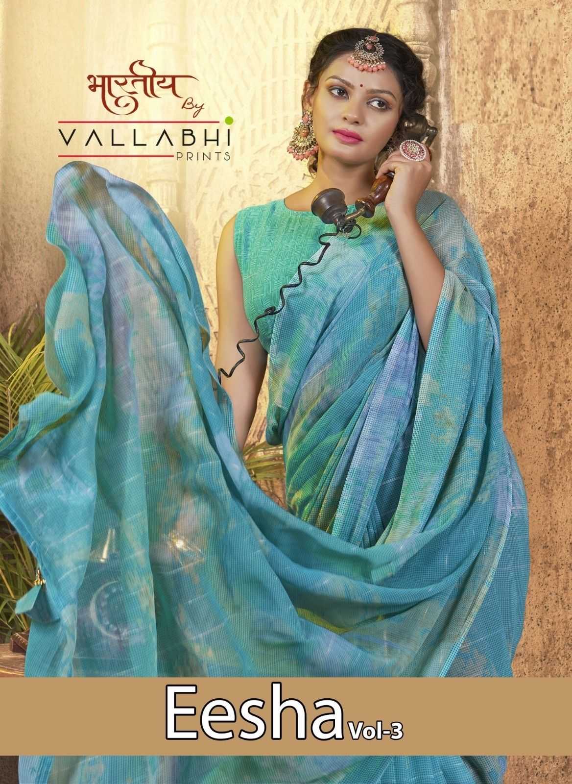 eesha vol 3 by vallabhi prints beautiful georgette saree for women