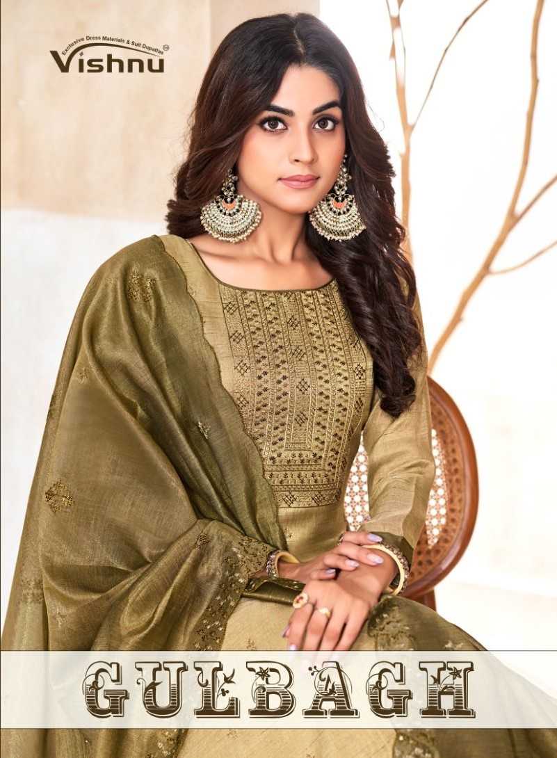 gulbagh by vishnu banarasi silk pretty look unstitch salwar suit