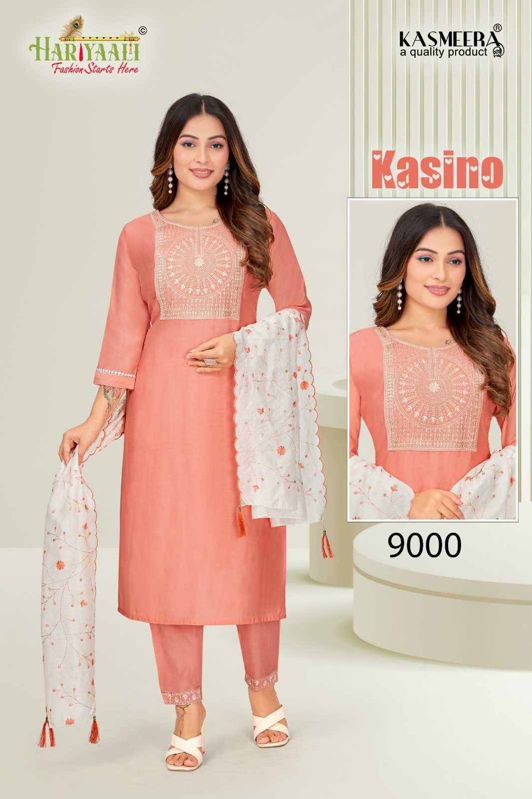 hariyaali kasino vol 1 readymade classic look silk combo set salwar suit 