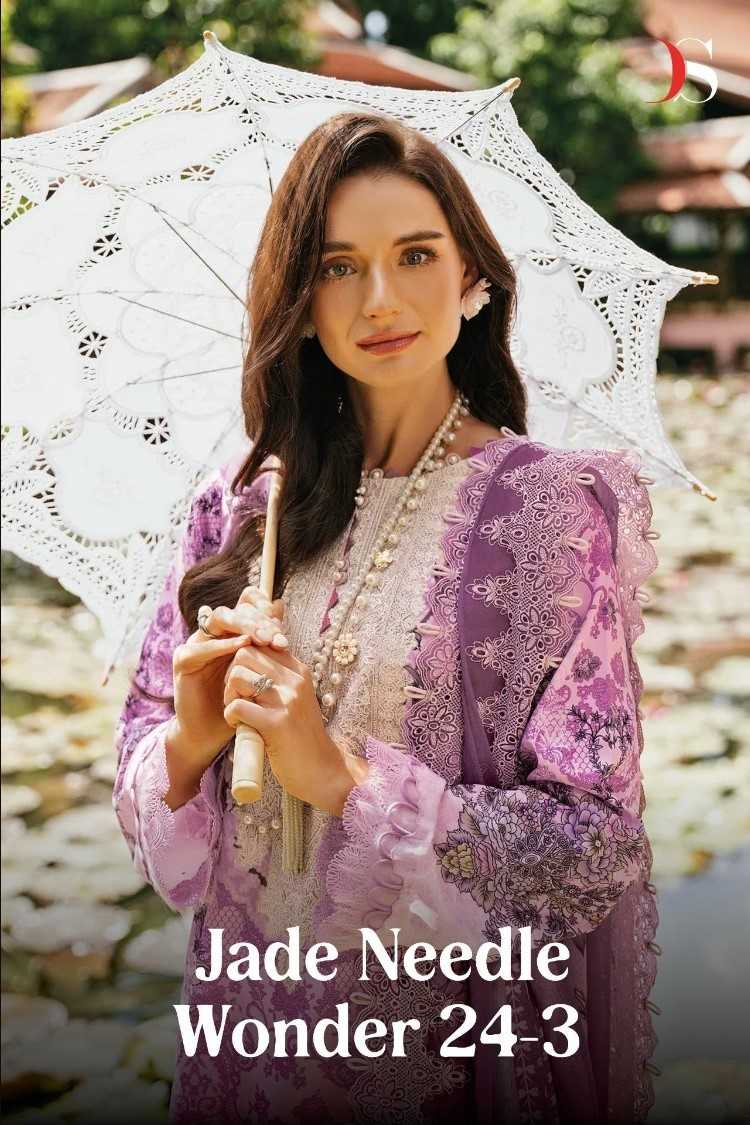 jade needle wonder 24 vol 3 by deepsy suits pakistani cotton ladies suits