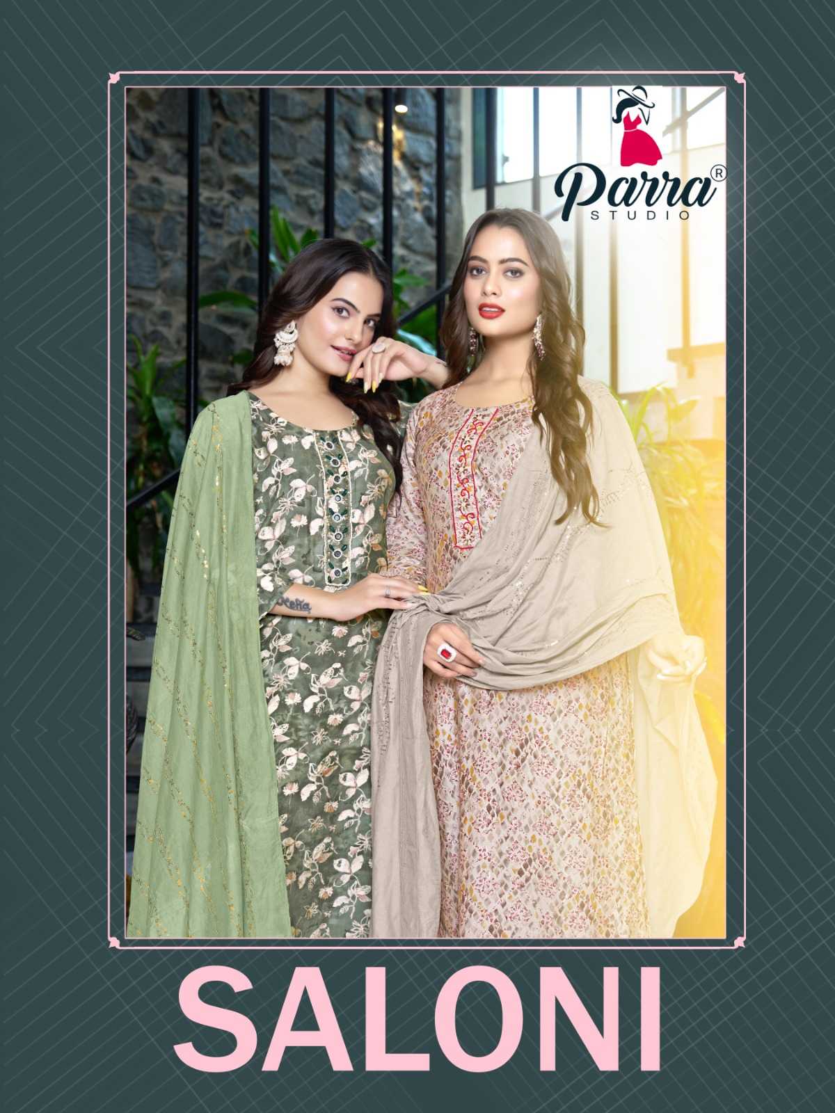 parra studio saloni modal chanderi pretty look full stitch printed salwar suit 