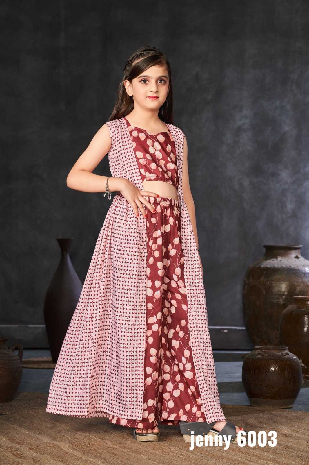 pr jenny vol 6 fullstitch western collection kids wear 3pcs dress online