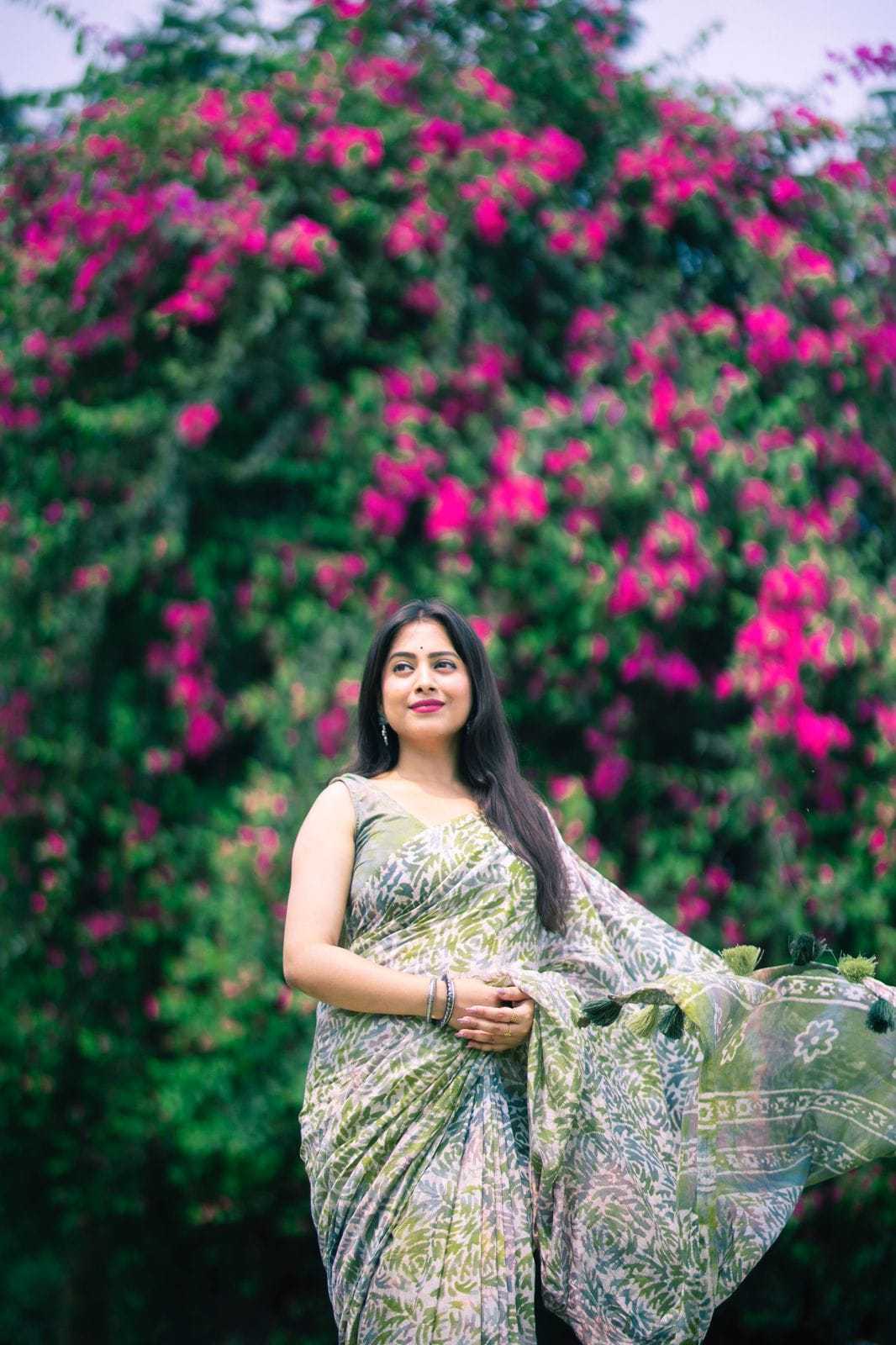 pr kc 81 spray cotton chanderi unique saree collection