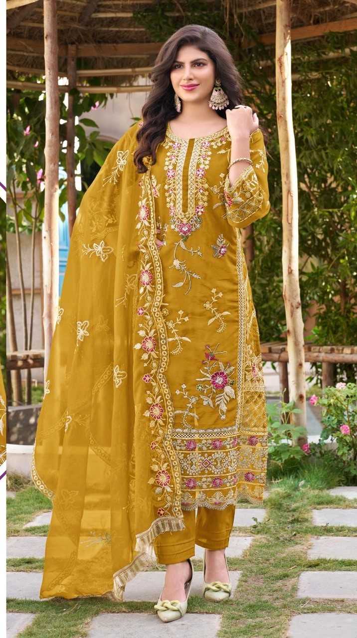 ramsha 1167 nx embroidery organza readymade pakistani suits