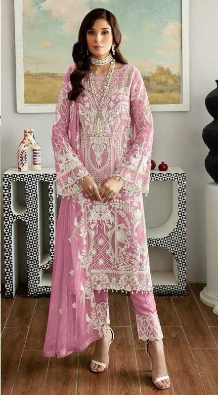 ramsha 1190 nx embroidery work georgette pakistani fullstitch suits