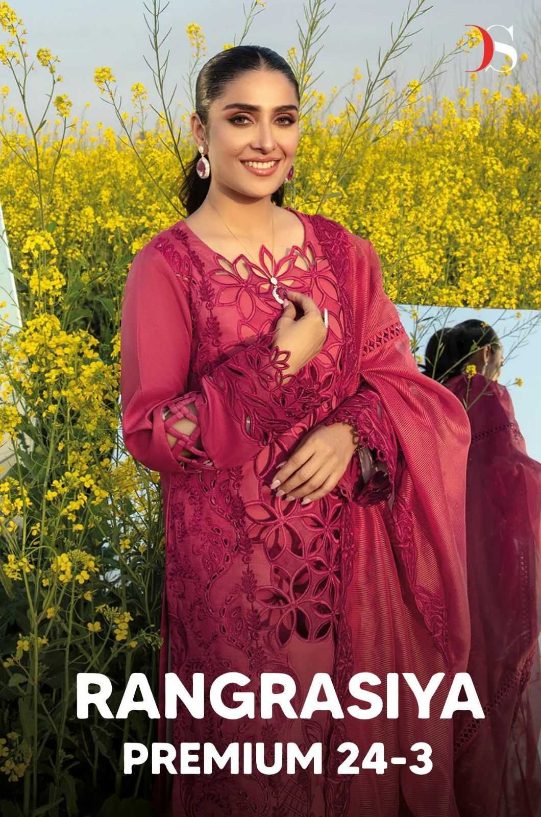 rangrasiya premium lawn 24 vol 3 by deepsy suits pakistani cotton suits