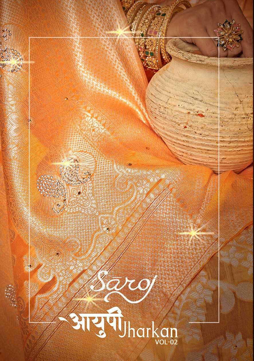 Saroj Aayushi jharkan vol.2 Cotton silk saree