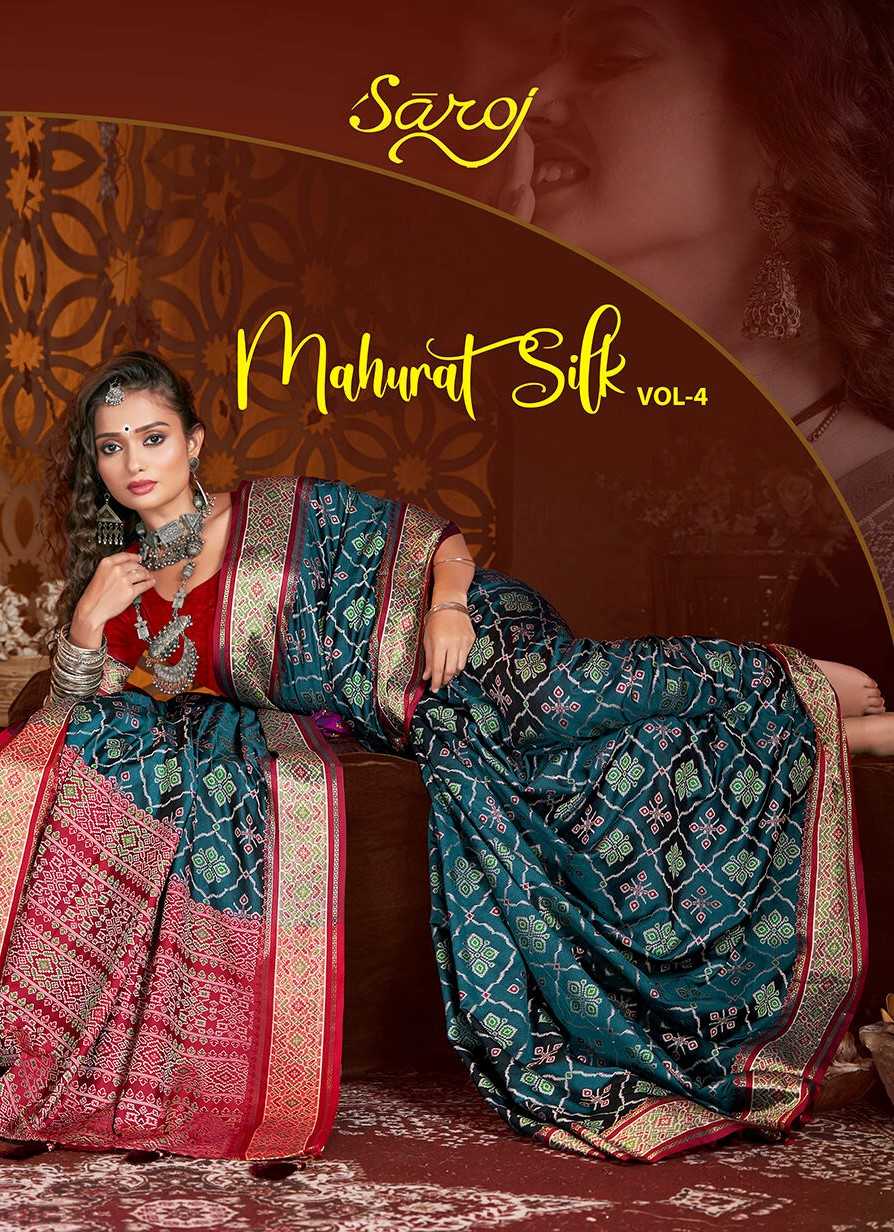 Saroj Mahurat Silk vol.4 Patola silk saree