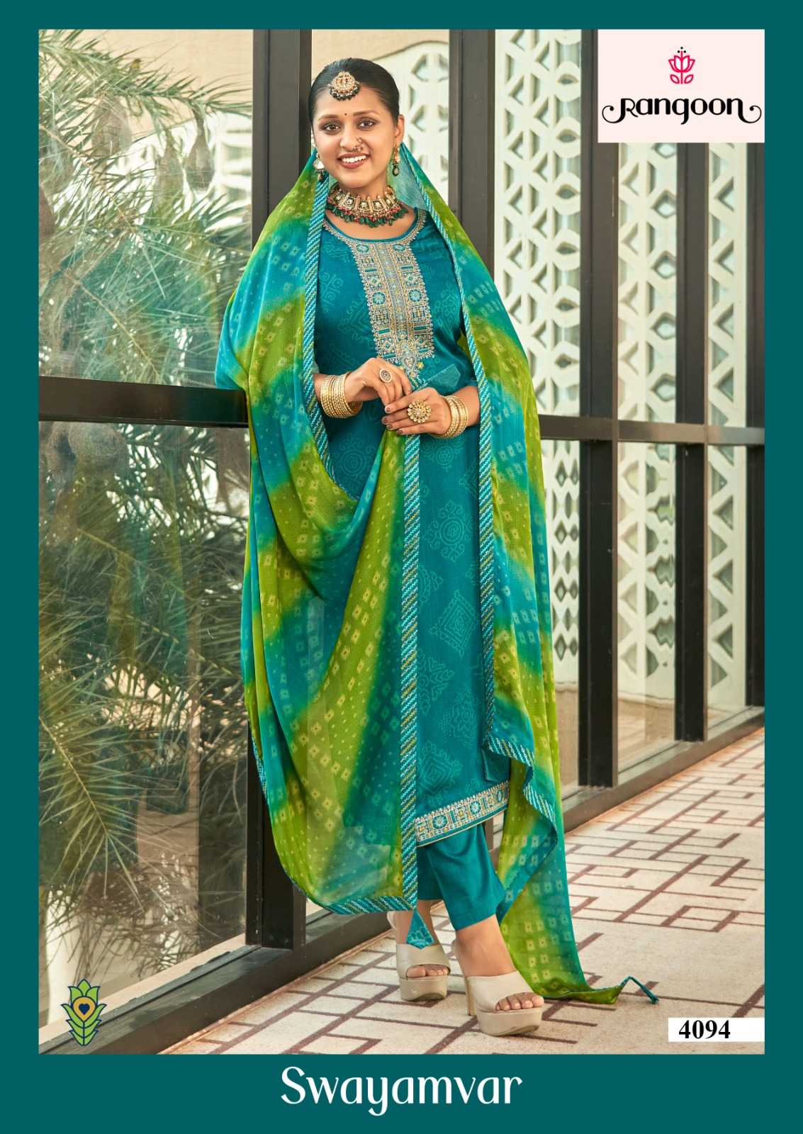 swayamvar by rangoon latest premium silk fully stitch salwar kameez 