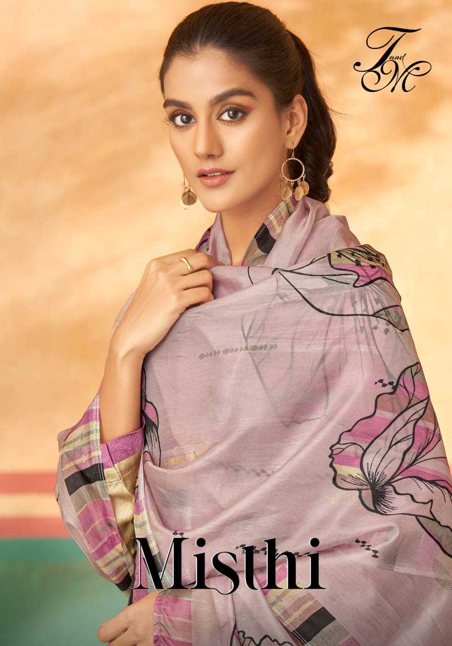 t&m misthi handwork digital print gazi silk unstitch salwar suits 