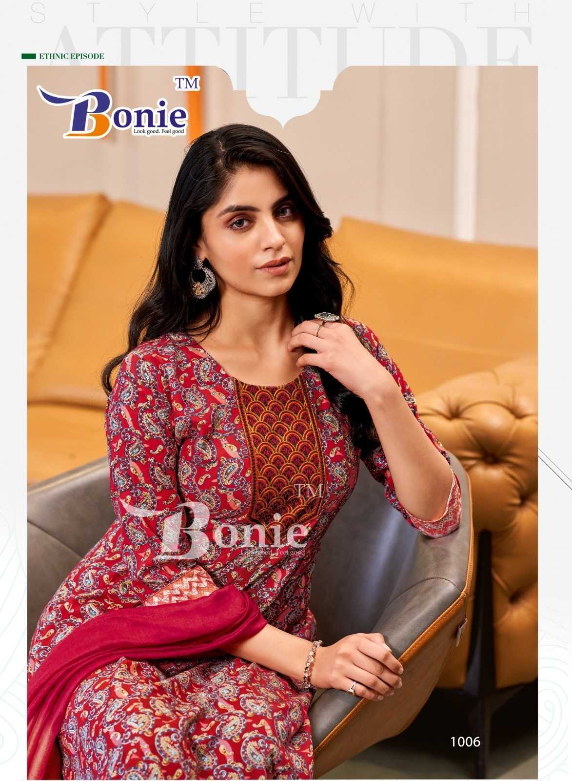 tanvi by bonie rayon readymade daily wear anarkali kurti pant dupatta