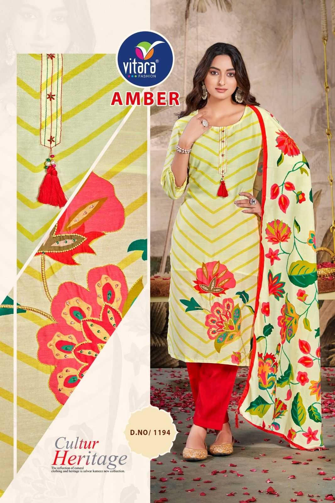 vitara fashion amber digital print stylish fullstitch combo suits online