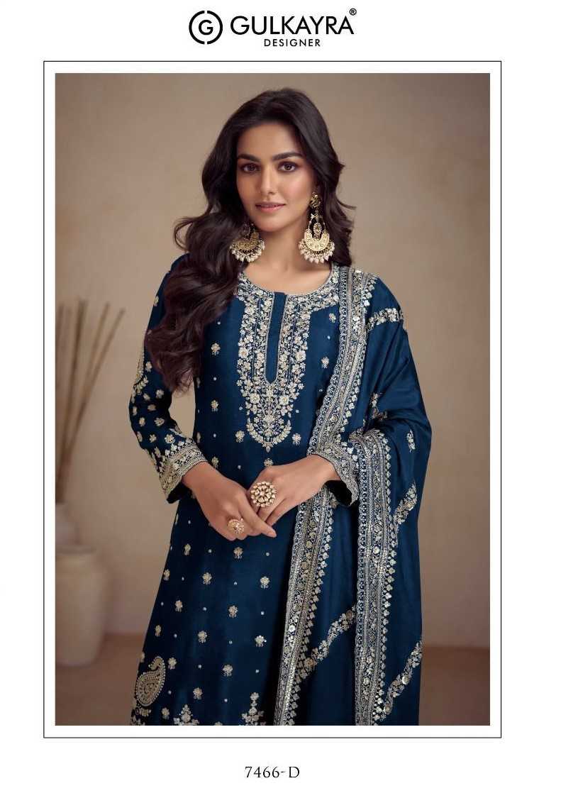 gulkayra designer sadaf exclusive chinon fully stitch skirt style dress