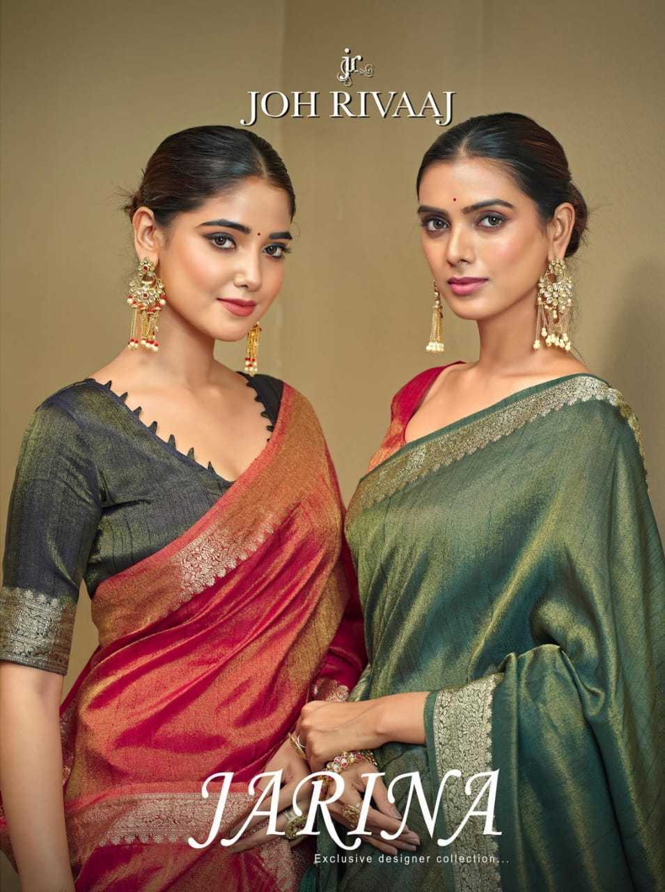 joh rivaaj jarina exclusive dola silk saree wholesaler 