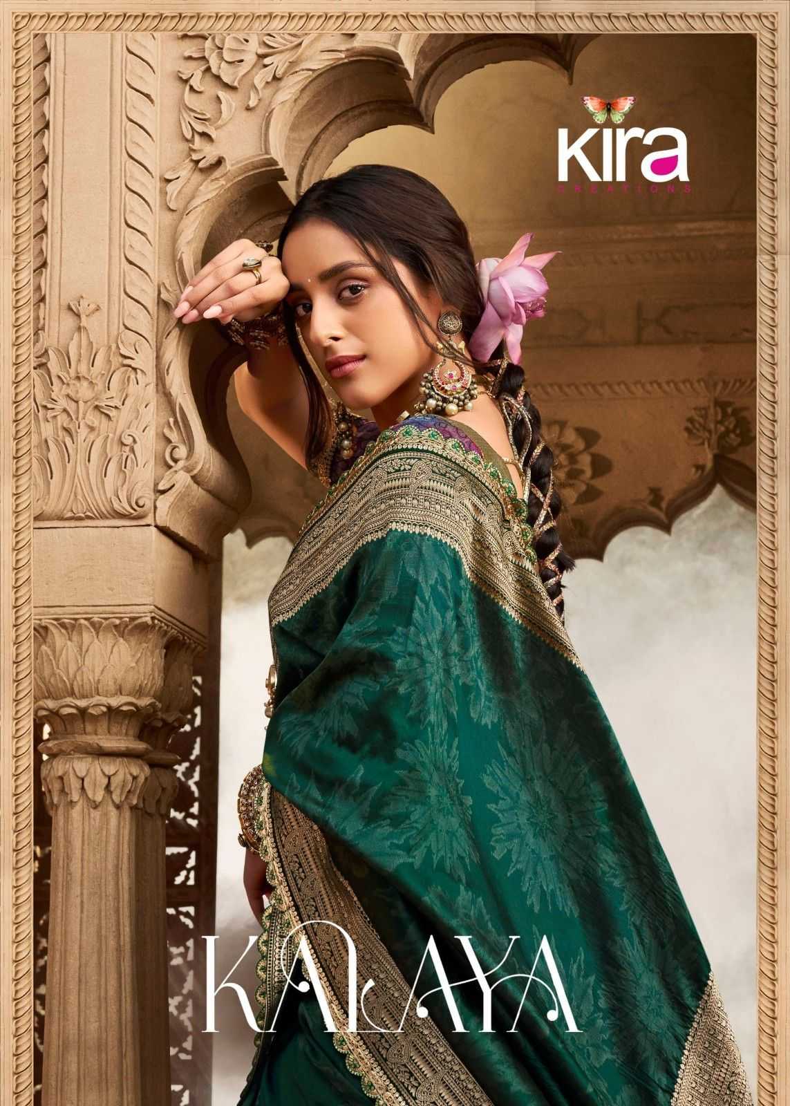 kalaya by kira creation banarasi silk fashionable best saree online 