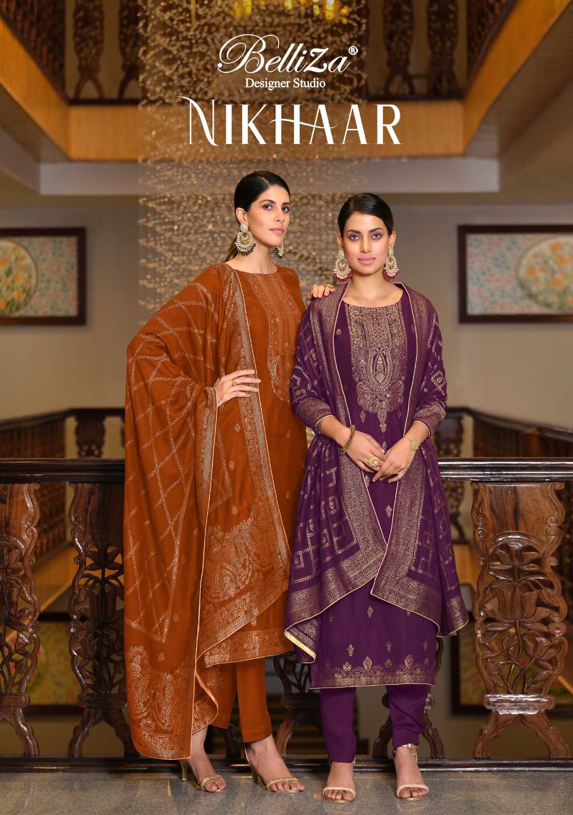 nikhaar by belliza designer viscose stylish salwar suits