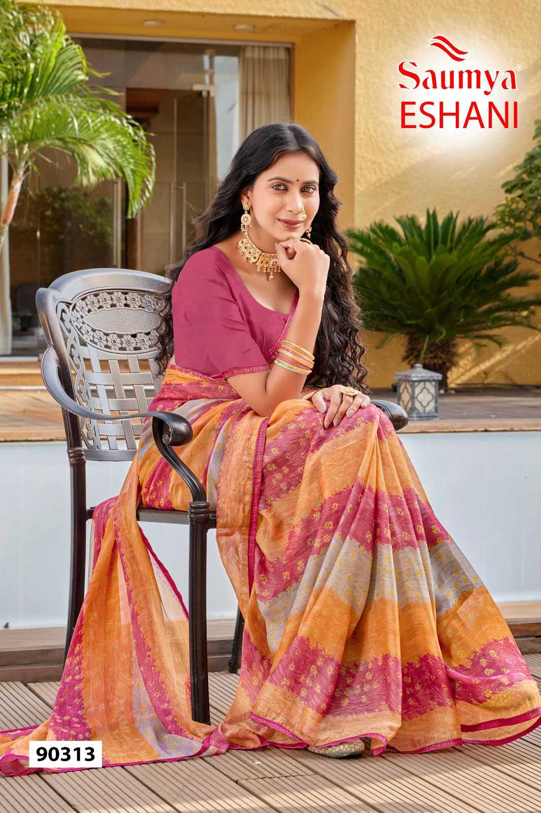 saumya eshani pure cotton comfortable saree