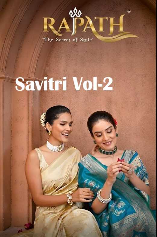 savitri vol 2 by rajpath 980001-980006 unique colours banarasi saree