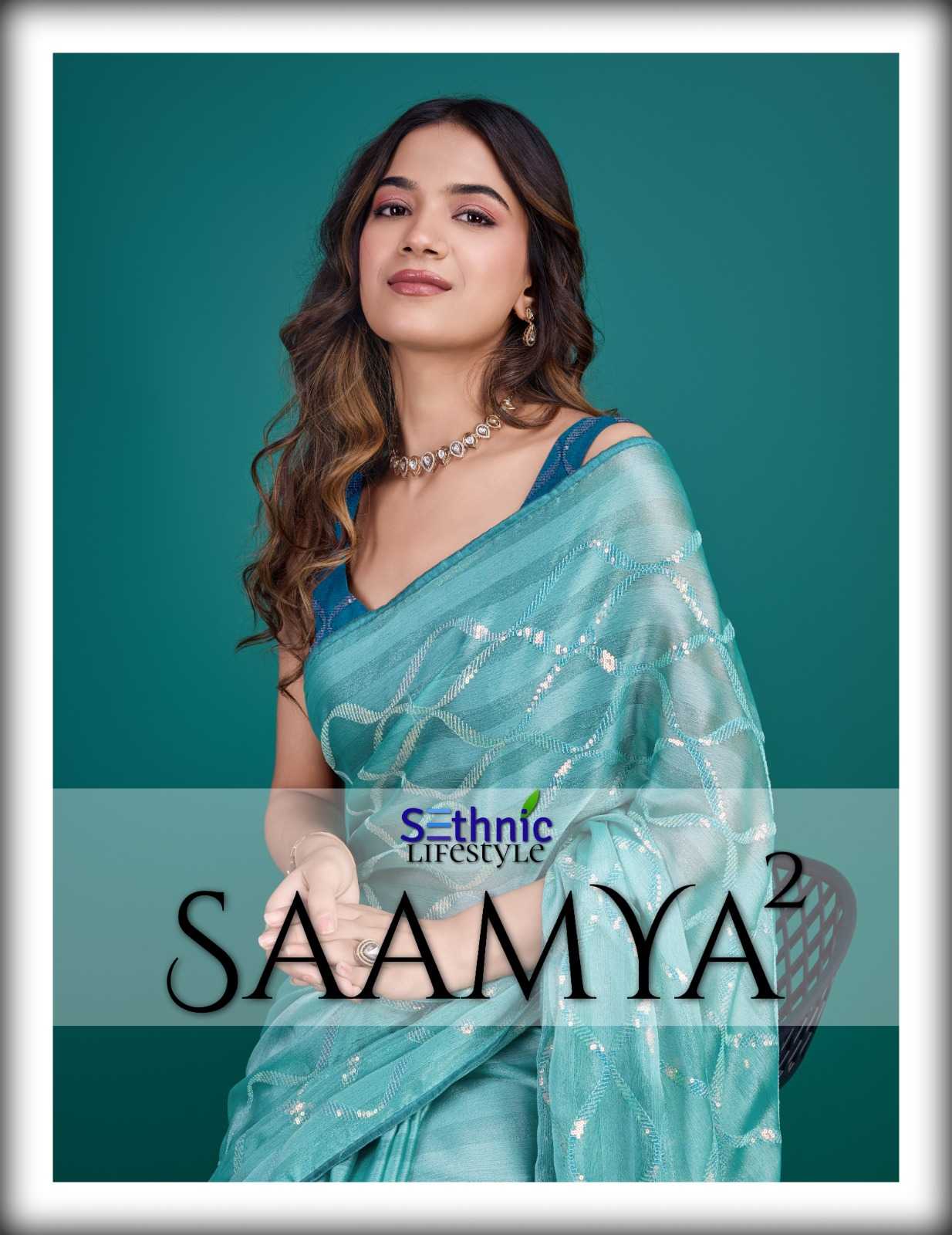 sethnic lifestyle saamya vol 2 georgette daily wear fancy saree