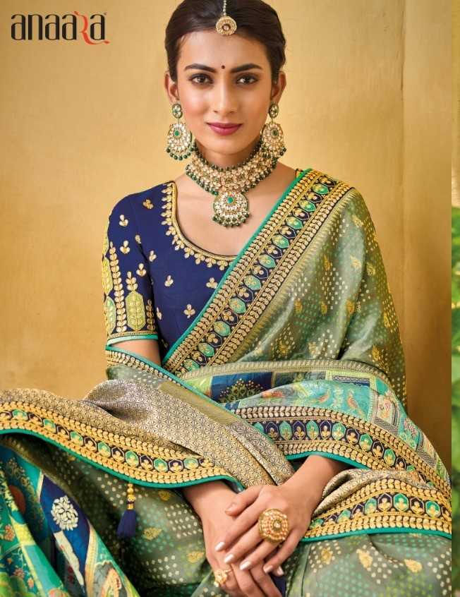 tathastu anaara 5500 series dola silk weaving embroidered saree exports 