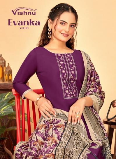 evanka vol 10 by vishnu stylish roman silk ladies suits online