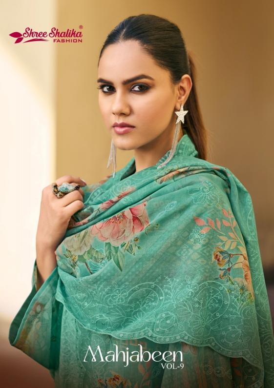 mahjabeen vol 9 by shree shalika cotton print pakistani suits