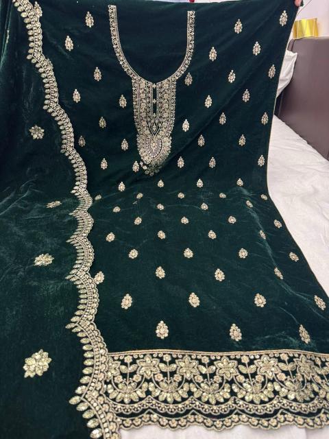 pr gulzar machine jharkan velvet modern pakistani winter dress material 
