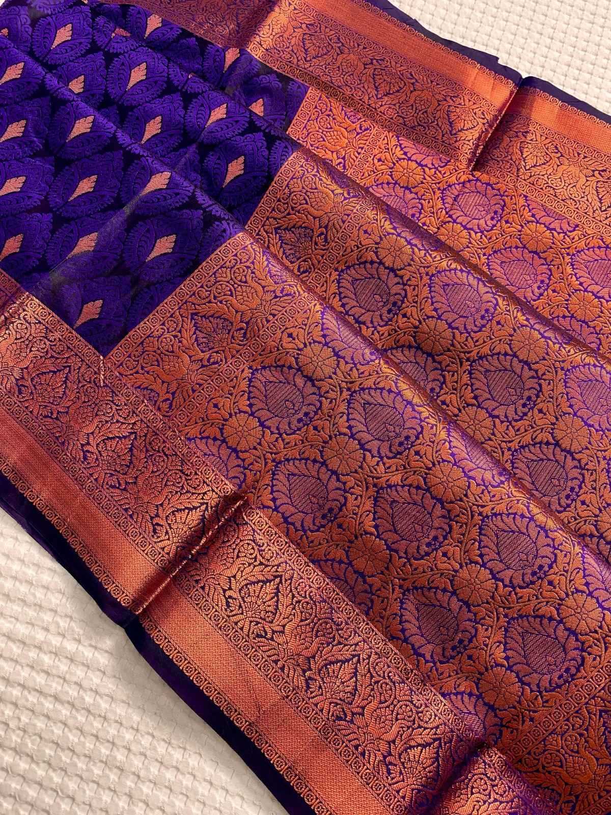 pr kc 3044 jacquard weaving design soft silk saree online