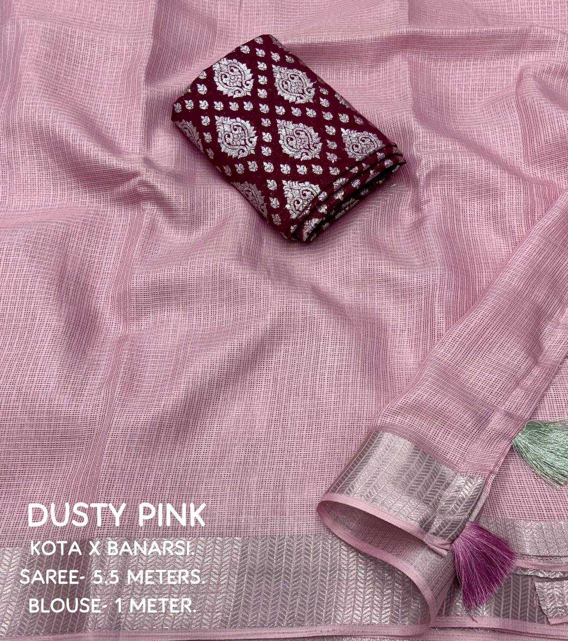 pr kc silk kota beautiful banarasi kota trendy saree for women