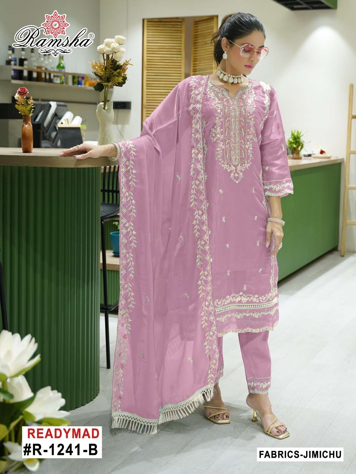 ramsha 1241 nx jimmi chu readymade modern pakistani salwar suit 