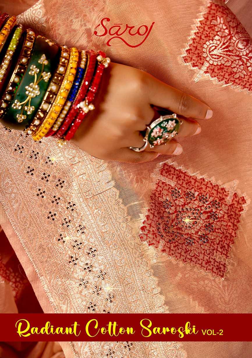 Saroj Radiant cotton vol.2 Soft cotton silk saree 